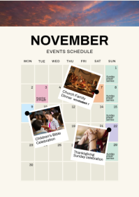 Hvid Church Events Schedule A4 Template - Page 3