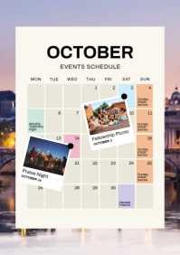 Hvid Church Events Schedule A4 Template - Page 2