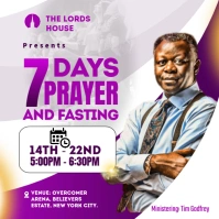 White Professional Church Flyers  Instagram Post template