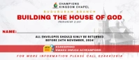 White Professional Church Fundraising  Envelopes Enveloppes template