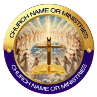 White Professional Church Logo template