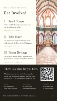 White Church Newsletter เรื่องราวบน Instagram Template - Page 4