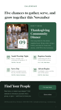 White Church Newsletter เรื่องราวบน Instagram Template - Page 3