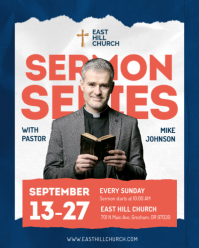 Weiß Church Sermon Series Instagram Portrait Template - Page 1