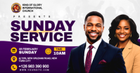 Hvid Church Service Promotion Facebook Shared Image Template