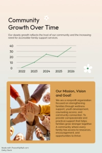 White Professional Community Care Newsletter Poster template - Page 3