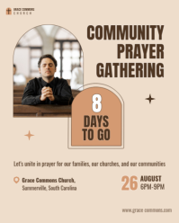 White Community Prayer Gathering Instagram Portrait Template - Page 5