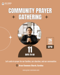 White Community Prayer Gathering Instagram Portrait Template - Page 2