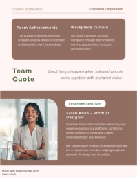 Putih Company Newsletter Flyer Template - Page 3
