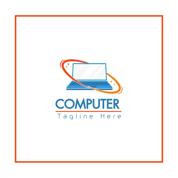 White Professional Computer Logo, Computer Logo, It Logo, Ai Logo ...