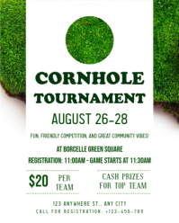 Bianco Cornhole Tournament Instagram Portrait Template