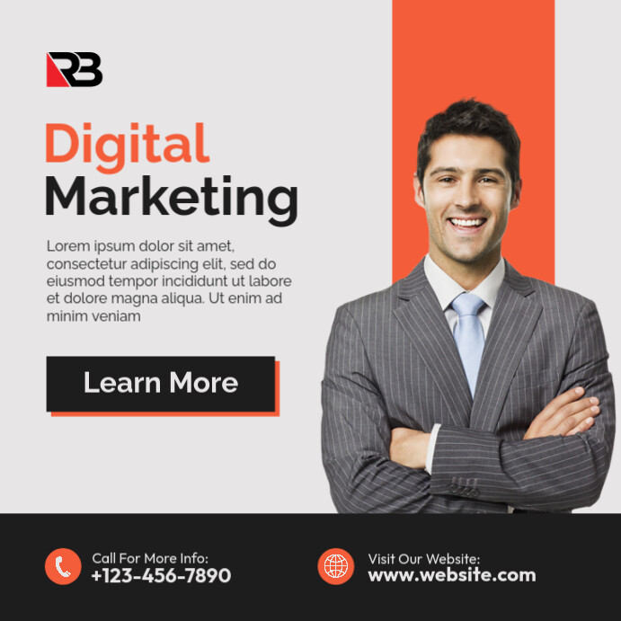 Copy of White Professional Corporate Business Instagram Post | PosterMyWall