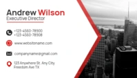 White Professional Corporate Company Business Card template
