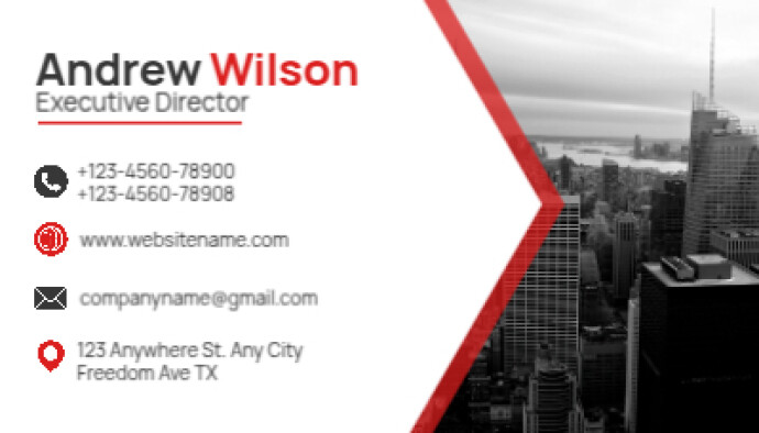 White Professional Corporate Company Business Card Ikhadi Lebhizinisi template