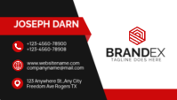 White Professional Corporate Company Business Card template