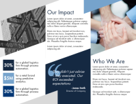 White Corporate Growth Volantino Template - Page 2