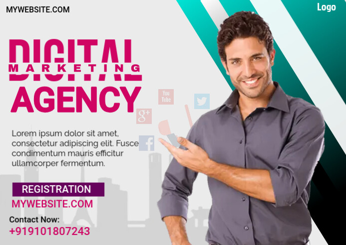 White Professional Corporate Service Ad Template Postcard | PosterMyWall