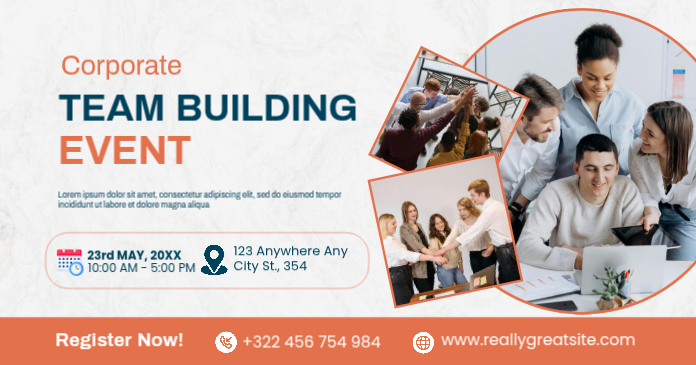 Corporate Team Building Event Template | PosterMyWall