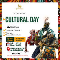 White Professional Cultural Sunday Instagram Post Instagram-Beitrag template