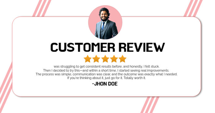 Customer Review Facebook Post Template | PosterMyWall