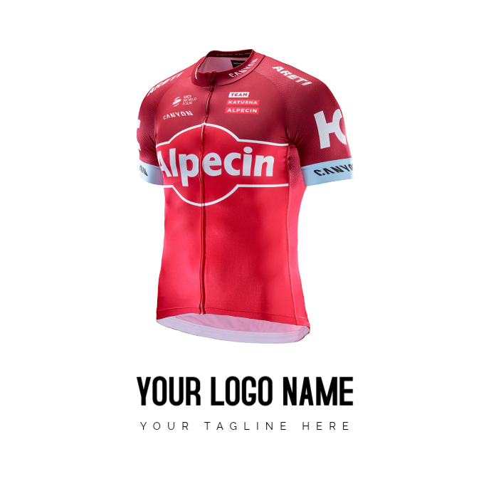 White Professional Cycling Team Logo Logo Template | PosterMyWall