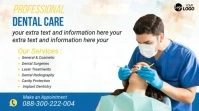 White Professional Dental Care  Digital Display (16:9) template