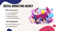 White Professional Digital Marketing Manager  Digital Display (16:9) template