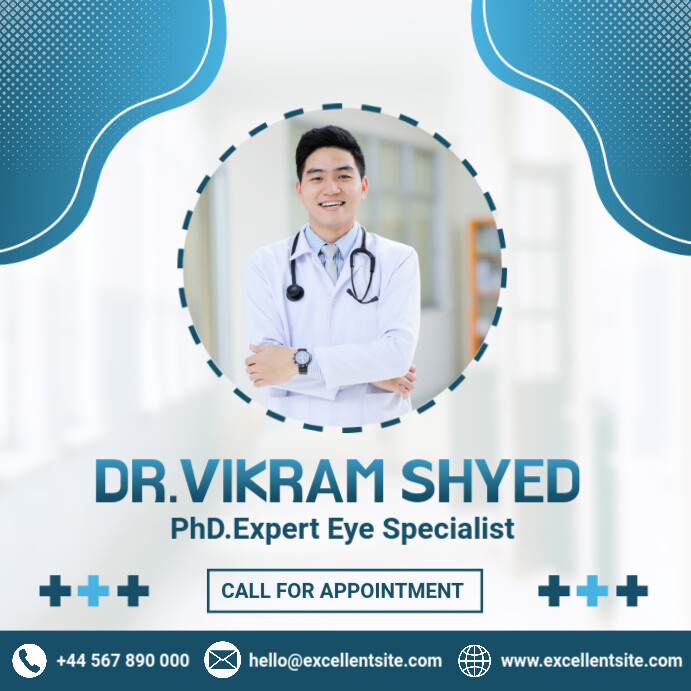 White Professional Doctor Appointment Instagram Post Template ...