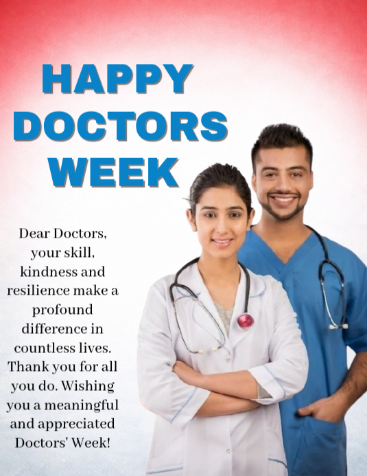 Doctors' Week Celebration Template | PosterMyWall