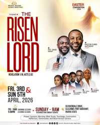 White Professional Easter Convention Instagram Portrait Video template