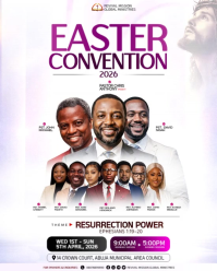 White Professional Easter Convention Instagram Portrait Video template