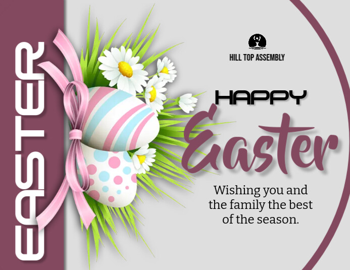 White Professional Easter Flyer (us Letter) template