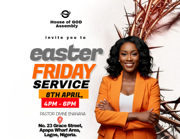 Easter Service Invitation Template | PosterMyWall
