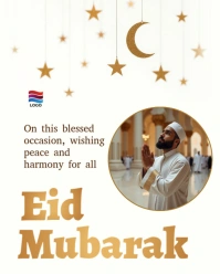 White Professional Eid Mubarak Praying Muslim Man In Prayer Image Instagram Portrait template