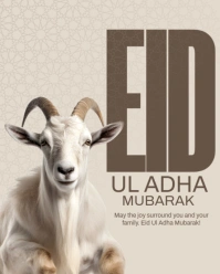 White Professional Eid Ui Poster Instagram Portrait template