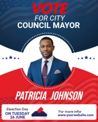 White Professional Election Template Instagram Portrait