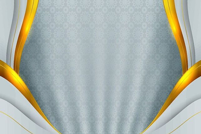 White Professional Elegant Silver And Gold Layered Abstract Background ...