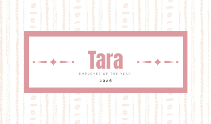 White Employee Recognition Tags Template | PosterMyWall