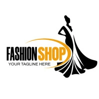 White Professional Fashion  Logo template