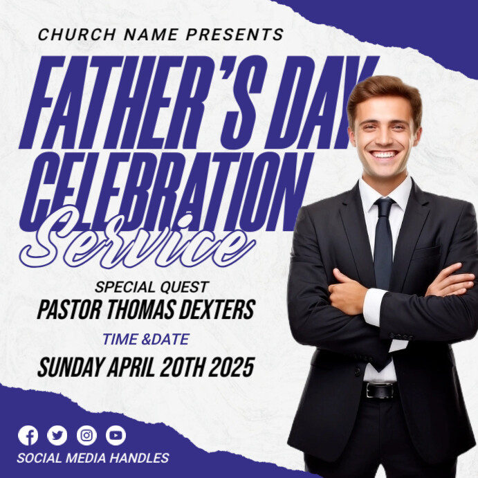 Copy of White Professional Father's Day Instagram Post | PosterMyWall