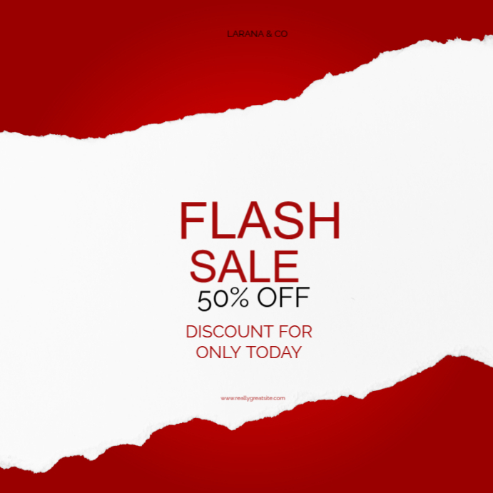 Copy of White Professional Flash Sale Templates Instagram Post ...