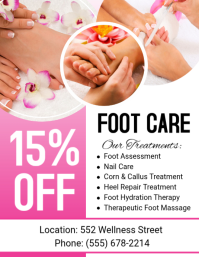 Bianco Foot Care Services ใบปลิว Template