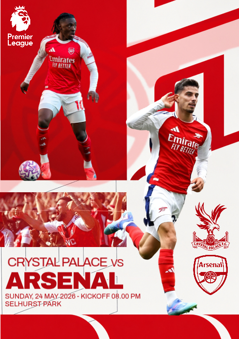 Black Arsenal Fc Posters Template | PosterMyWall