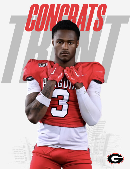 White Professional Football Gameday Flyer (us Letter) template