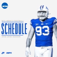White Professional Football Gameday Instagram Post Instagram-opslag template