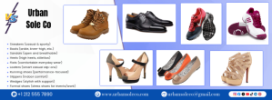 White Professional Footwear Collection Facebook Cover Photo Facebook-omslagfoto template