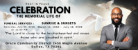 White Professional Funeral Memorial Facebook Cover Photo template