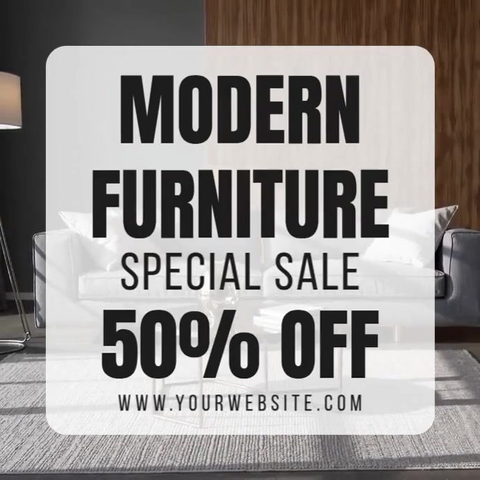 White Professional Furniture Instagram Post Template | PosterMyWall