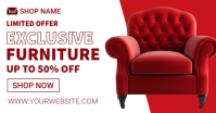 White Professional Furniture Sale Facebook Shared Image template