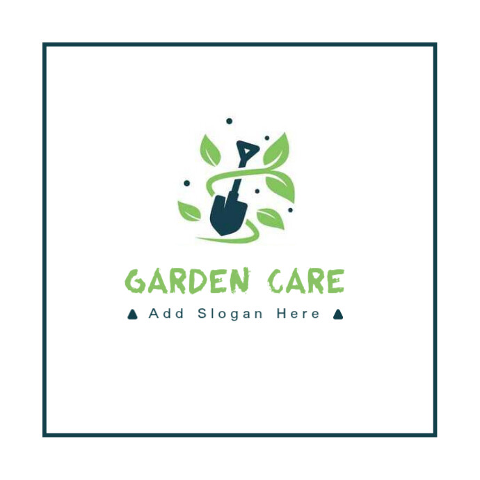 White Professional Garden Care Logo, Garden Care Logo, Leaf Logo, Soil Treatment Logo, Garden Bed  L template